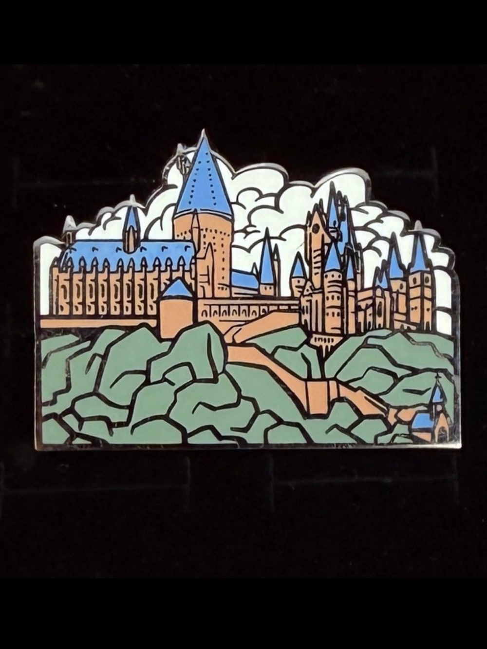 Harry Potter Hogwarts School of Whichcraft Castle Decorative Brooch Pin
